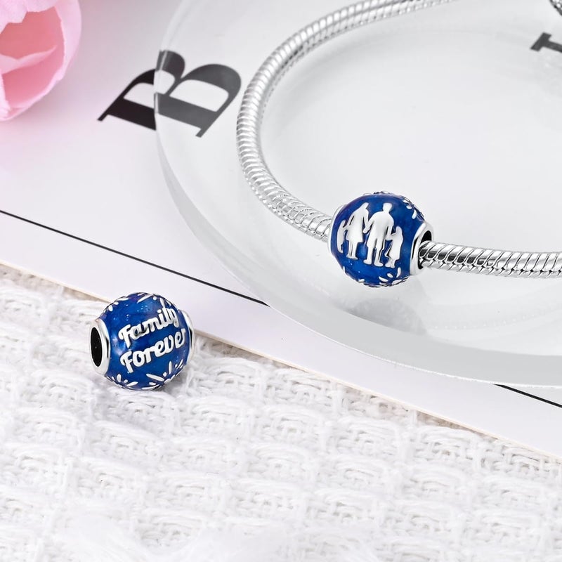 Hapour Store 925 Sterling Silver Charms for Bracelets Necklace European Jewelry Pendant Beads Charm for Women Mom - Image 2